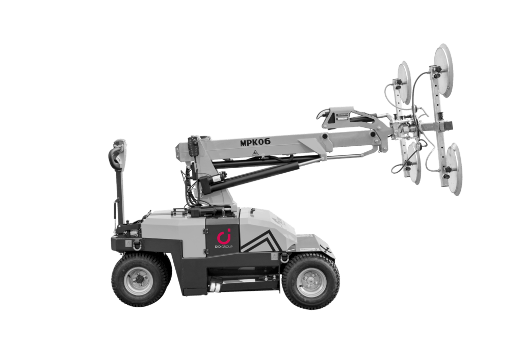 Glass lift unit