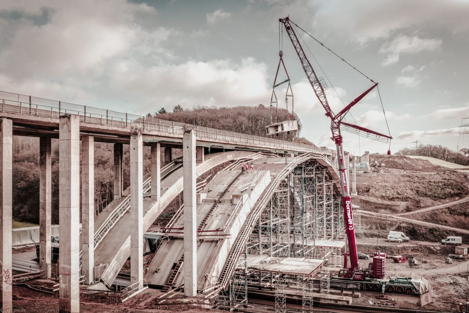Dornseiff Kran im Einsatz